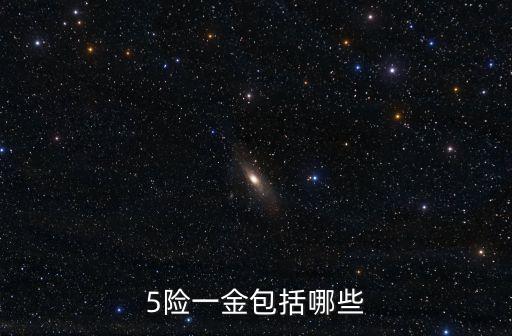 5險一金包括哪些