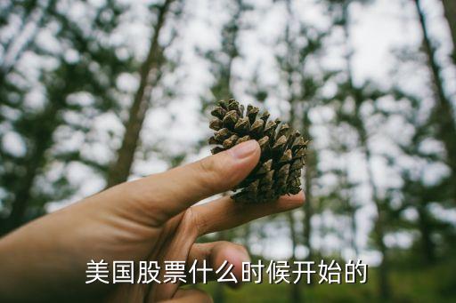 美國股票什么時(shí)候開始的