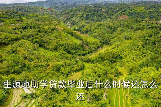 貧困生貸款什么時候還，河南科技大學的助學貸款每年什么時間還