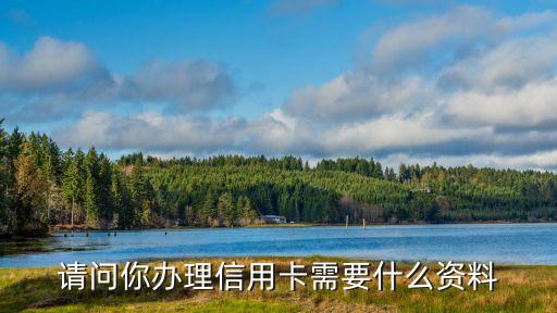 請問你辦理信用卡需要什么資料