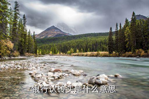 中行磚是什么意思，銀行認(rèn)磚頭是什么意思