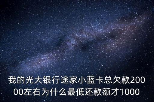 光大途家小藍(lán)卡是什么，image20 光大小藍(lán)卡的額度是多少 那工作人員給我填了年收入15萬(wàn)
