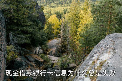 現(xiàn)金借款為什么審核失敗，為什么現(xiàn)金貸款資料過不去