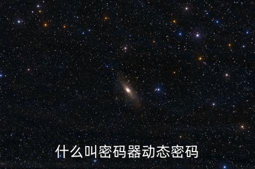 什么叫密碼器動態(tài)密碼
