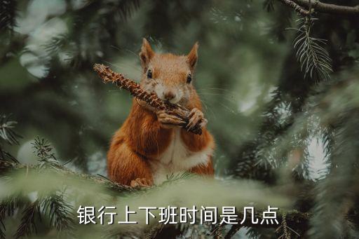 銀行上下班時(shí)間是幾點(diǎn)