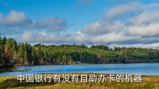 中國(guó)銀行有沒(méi)有自助辦卡的機(jī)器