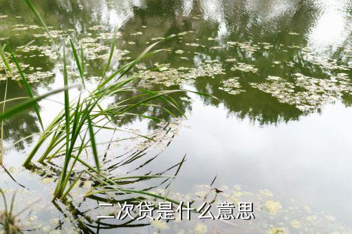 什么是微粒貸二次貸，二次貸是什么意思