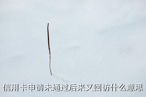 農(nóng)行信用卡回訪(fǎng)什么意思，我辦的農(nóng)行信用卡今天電話(huà)回訪(fǎng)了是不是表示通過(guò)了還有就是回訪(fǎng)
