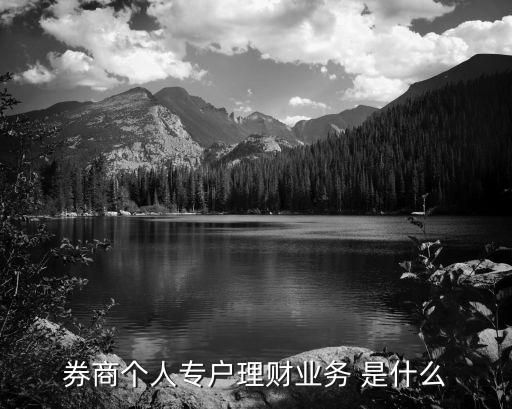 券商個(gè)人專戶理財(cái)業(yè)務(wù) 是什么