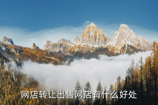 網(wǎng)店轉(zhuǎn)讓出售網(wǎng)店有什么好處