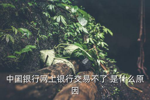 為什么中行網(wǎng)銀限制，為什么中行卡網(wǎng)上轉(zhuǎn)帳有限額標(biāo)準(zhǔn)