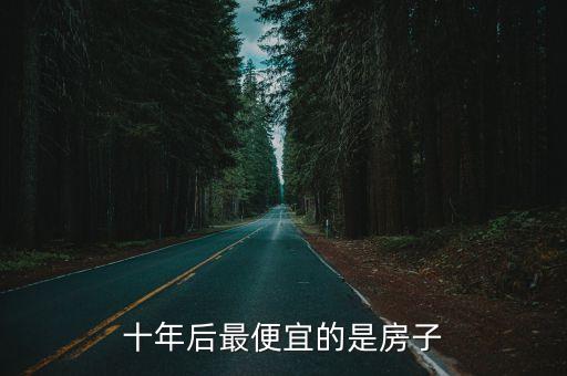 十年后最便宜的是房子