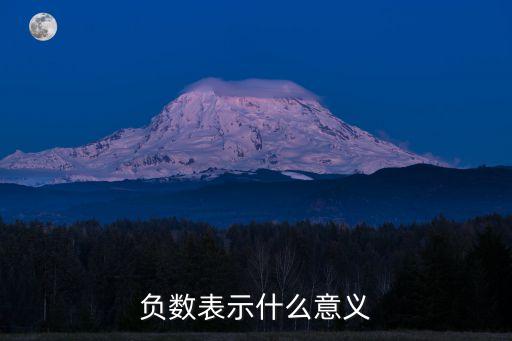 負(fù)數(shù)意義是什么，負(fù)數(shù)表示什么意義