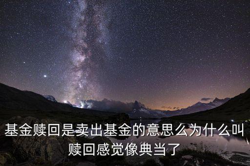 基金贖回是什么意思，a40006基金贖回是什么意思