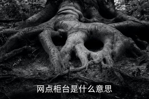 網(wǎng)點柜臺是什么意思