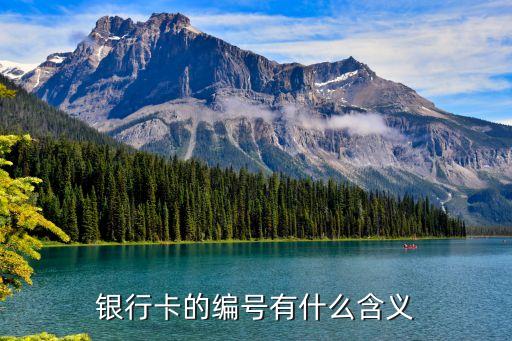 工行卡號數(shù)字代表什么意思，銀行卡號數(shù)字代表什么意思