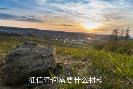 去征信中心打什么資料，人民銀行征信中心 征信報(bào)告 需要什么資料