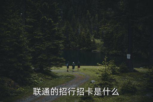 聯(lián)通的招行招卡是什么