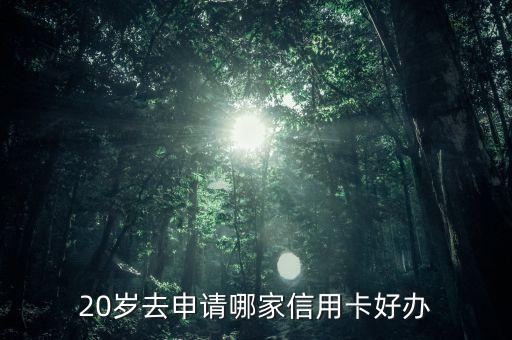 20歲辦什么信用卡好辦，二十幾歲適合申請(qǐng)什么信用卡
