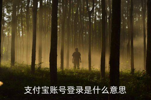 支付寶賬號登錄是什么意思