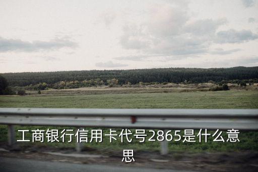 工商 信用卡 代碼是什么，工行信用卡正面的代號是什么意思