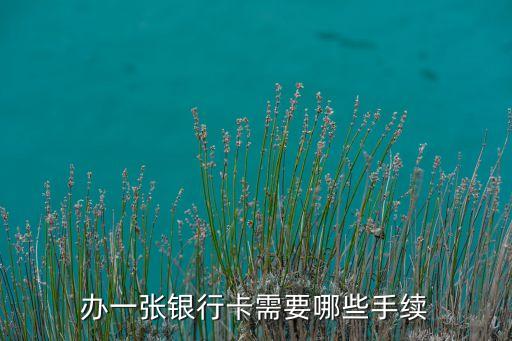 開一張銀行卡要些什么手續(xù)，辦一張銀行卡需要哪些手續(xù)