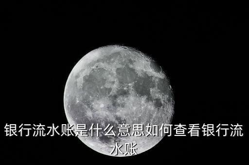 銀行流水賬單是顯示什么意思，個(gè)人銀行流水賬單是什么