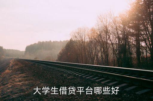 大學生借貸平臺哪些好