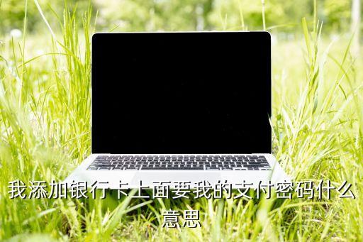我添加銀行卡上面要我的支付密碼什么意思