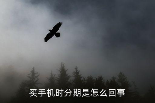 買手機(jī)時(shí)分期是怎么回事