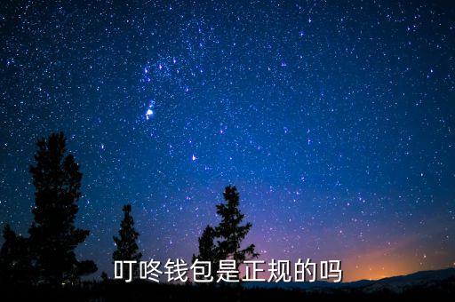 叮咚錢(qián)包是正規(guī)的嗎
