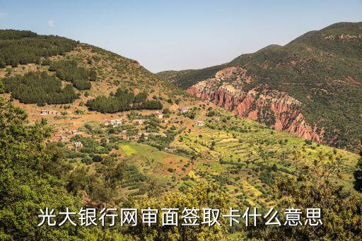 常州光大面簽要什么意思，光大信用卡網(wǎng)上申請(qǐng)面簽需要什么意思