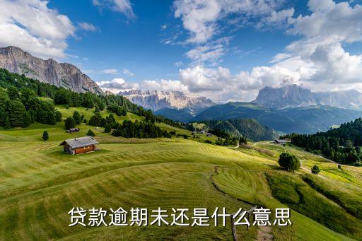 貸款逾期未還是什么意思