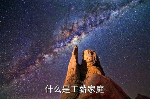 什么是工薪家庭