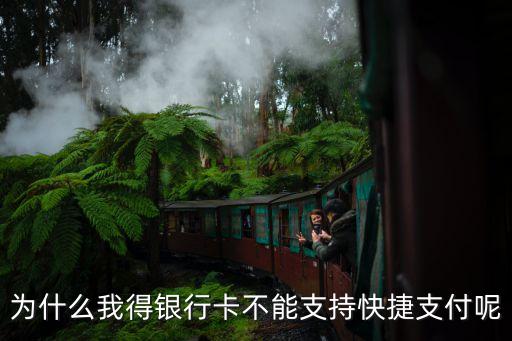 為什么我的銀行卡不能開通快捷支付方式，為什么銀行卡不能進行快捷支付