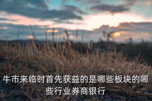 牛市什么板塊最受益，牛市最好的扳塊是什么