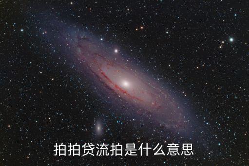 拍拍貸流拍是什么意思