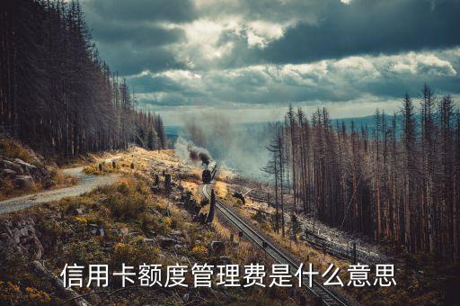 信用卡管理費(fèi)是什么，信用卡有賬戶管理費(fèi)嗎