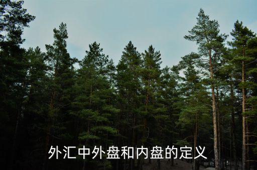 外匯中外盤和內(nèi)盤的定義
