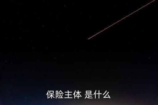 保險發(fā)行主體是什么意思，保險合同的主體客體和載體分別是什么