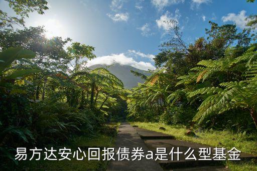 易安心回報(bào)a是什么，易方達(dá)安心回報(bào)債券A怎么樣 可入嚒