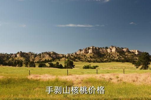 手剝山核桃價格