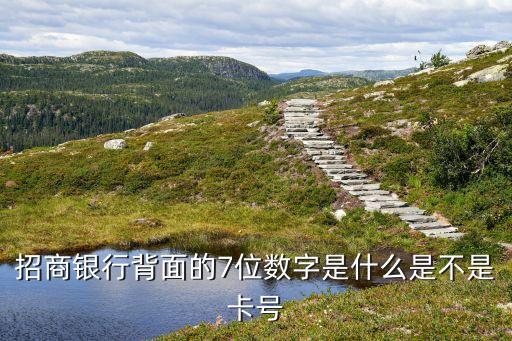 招商卡號是什么，在嗎招商銀行的卡號是多少位