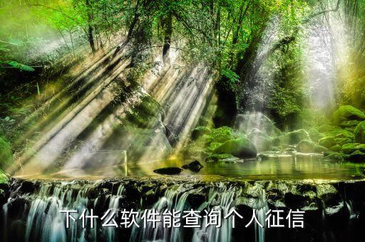 個人征信用什么軟件查，下什么軟件能查詢個人征信