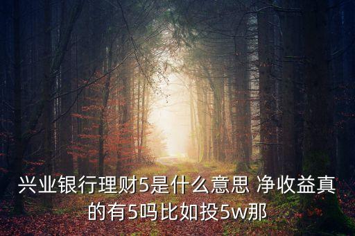 銀行理財5是什么意思，工商銀行理財5萬起存是什么意思