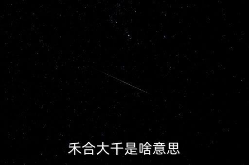 合和年在線是什么意思，半合之年是怎么意思