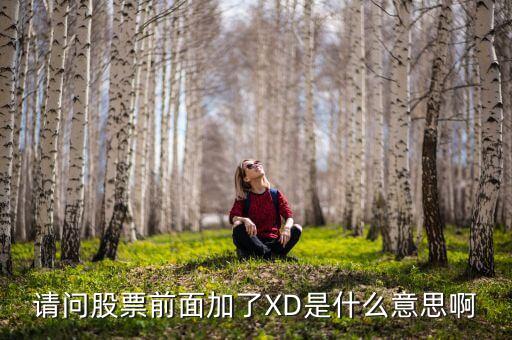 請問股票前面加了XD是什么意思啊