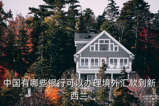 中國有哪些銀行可以辦理境外匯款到新西蘭