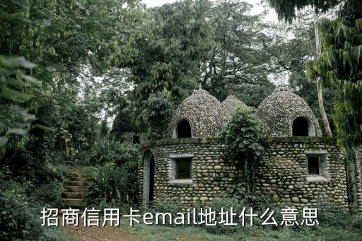 招商信用卡email地址什么意思