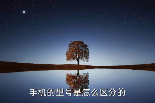 手機的型號是怎么區(qū)分的